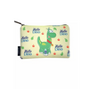 Zipper bag for diabetics with dinosaur design, ideal for kids.