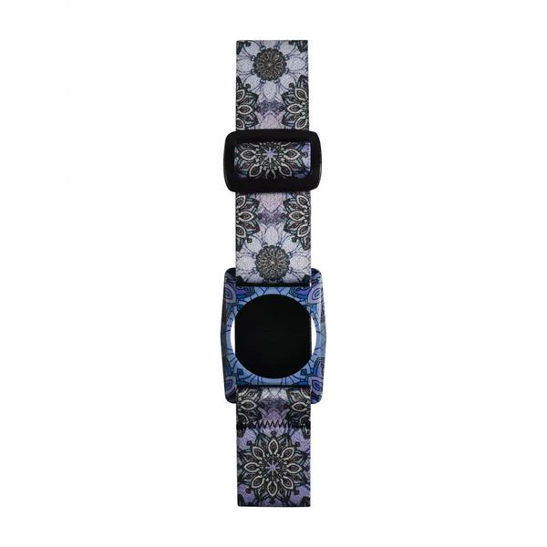 Decorative smartwatch band with black and gray damask for Freestyle Libre Limited Edition