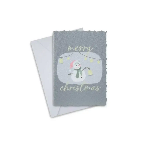 TINY SNOW MAN - MERRY CHRISTMAS