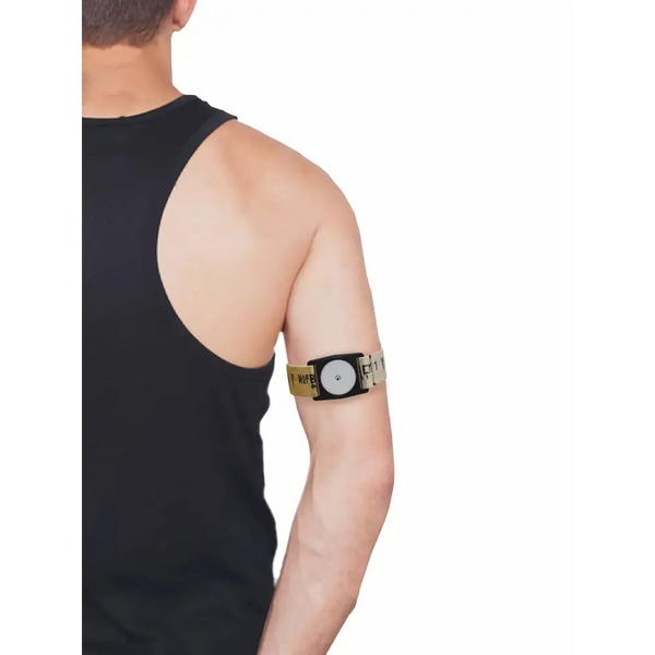 Freestyle Libre 2 Dia-Style Viking Edition Armband with stickers, adjustable and comfortable for glucose sensor.