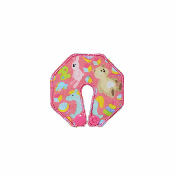 pediatric g tube pad pink toys print soft protective pad for children with comfortable stoma coverage