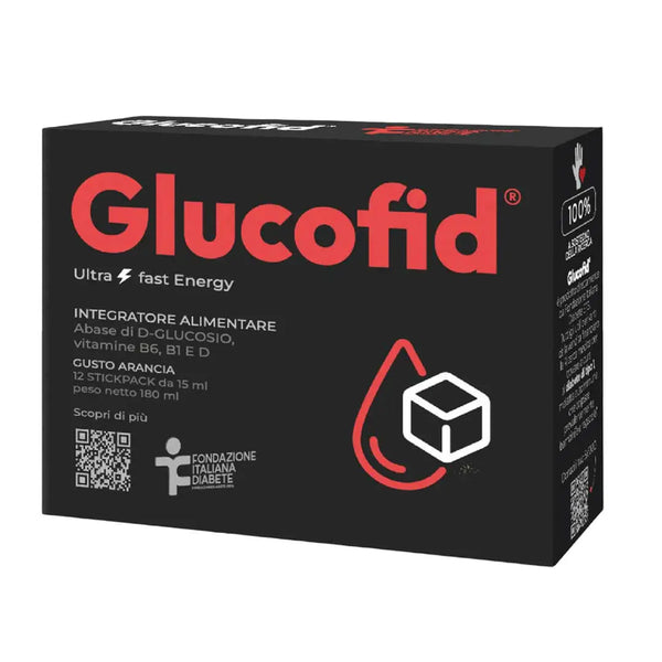 Glucofid® - Integratore D-glucosio e Vitamine B1 B6 D | Energia Rapida & Recupero