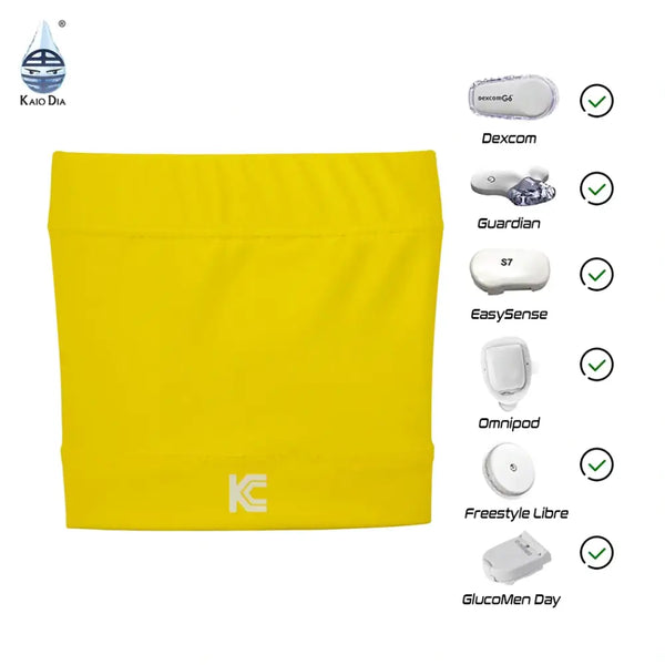 Beskyttende armbånd med glukosesensor - Dia-Band Pop Colors