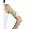 Blood Glucose Sensor Armband with Colorful Fauna and Flora Design on Arm