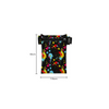Colorful waterproof Vertical Insulin Pump Pouch with vibrant paint splatter design