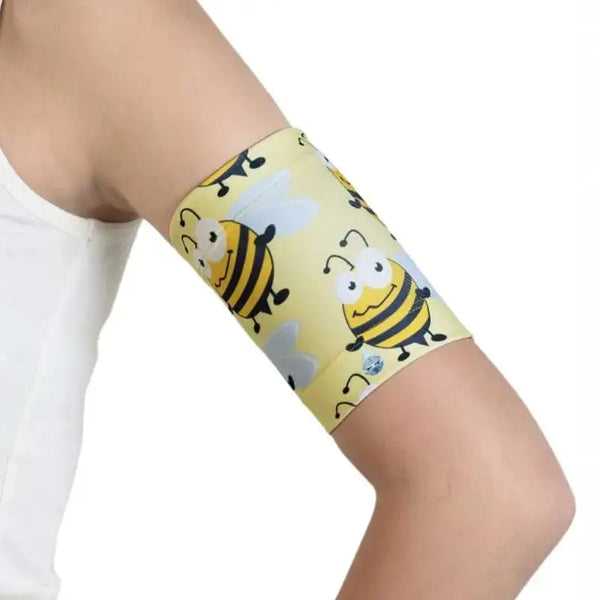 Blood Glucose Sensor Armband for Children with Bee Design - Fauna & Flora Collection