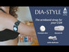 Freestyle Libre Sensor 2 justerbart armbånd - Dia-Style Special Edition LIGHT COLORS