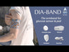 Dia-Band-armbåndet holder glukosesensoren sikkert på din arm - Dia-Band BØRN - STRAND & HAV