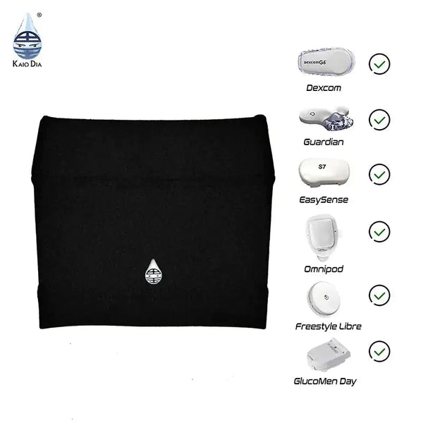 Narrow Diabetic Sensor Armband - Dia-Band, breathable, secure for glucose sensors and insulin pumps.