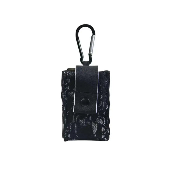 Universal Insulin Pump Pouch in Lace with Carabiner - Dia-Mini Pouch