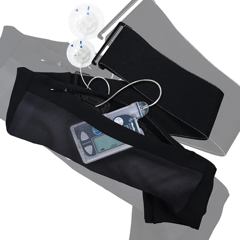 Adjustable Insulin Pump Belt with Window - Dia-Belt Mesh Window Image