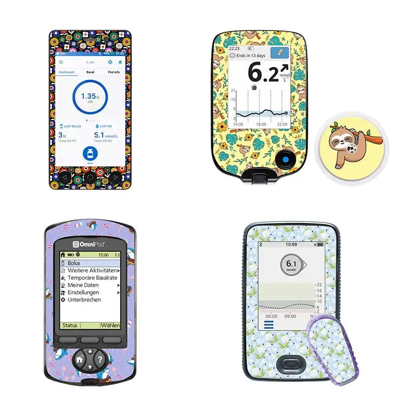Diabetes Management Devices Stickers Image