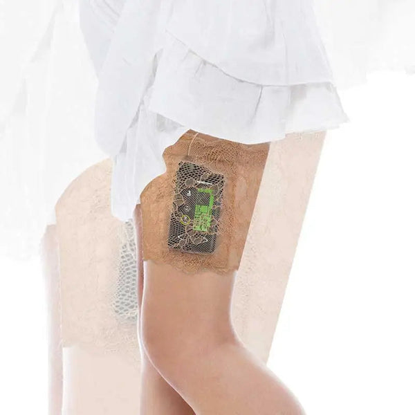 Insulinpumpe-strømpebånd - Dia-Lacy Leg Band