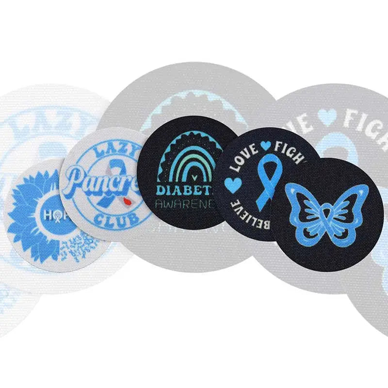Personalize your clothes and accessories - Iron-on Diabetes Awareness Patches Image