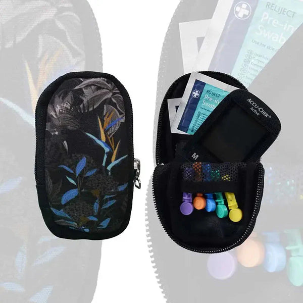 Etui til blodsukkermåler til bælte - Dia-Glucose Meter Pouch