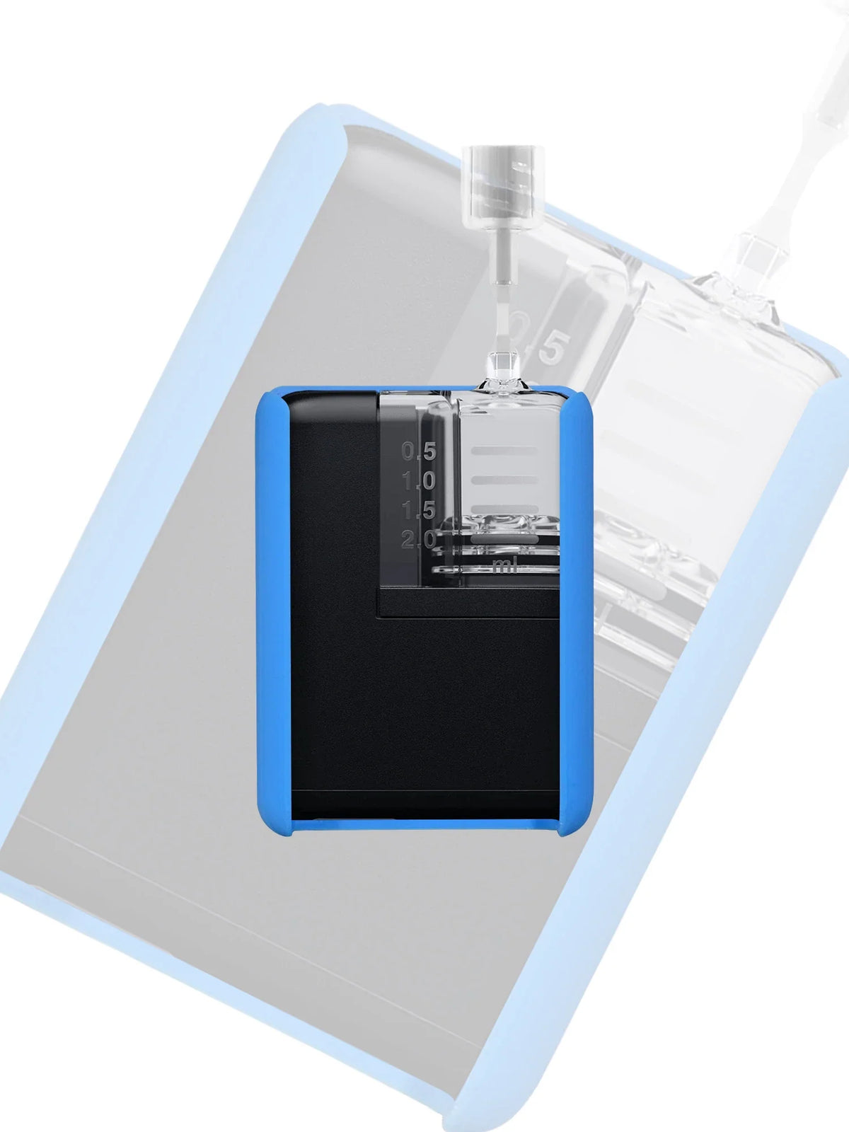 Blue Dia-Mobi Clip with Tandem Mobi insulin pump Image