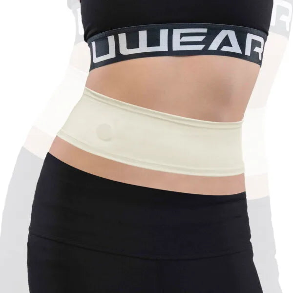 Mavebånd til glukosesensor og pumpe uden slange - Dia-Waistband
