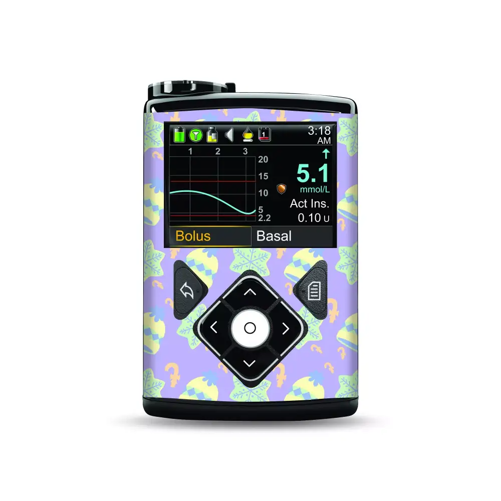 Winter-Themed Medtronic MiniMed Insulin Pump Stickers |