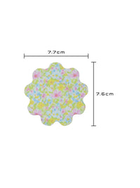 Børneplaster til FreeStyle Libre 2, form: blomst, størrelse 7,7 x 7,6 cm