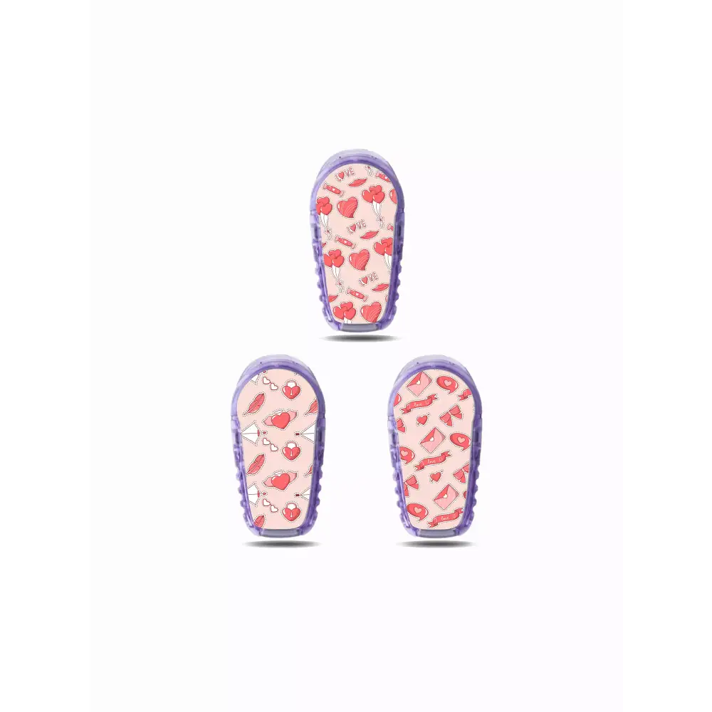 Dexcom G6 Stickers - Valentine Edition 2024