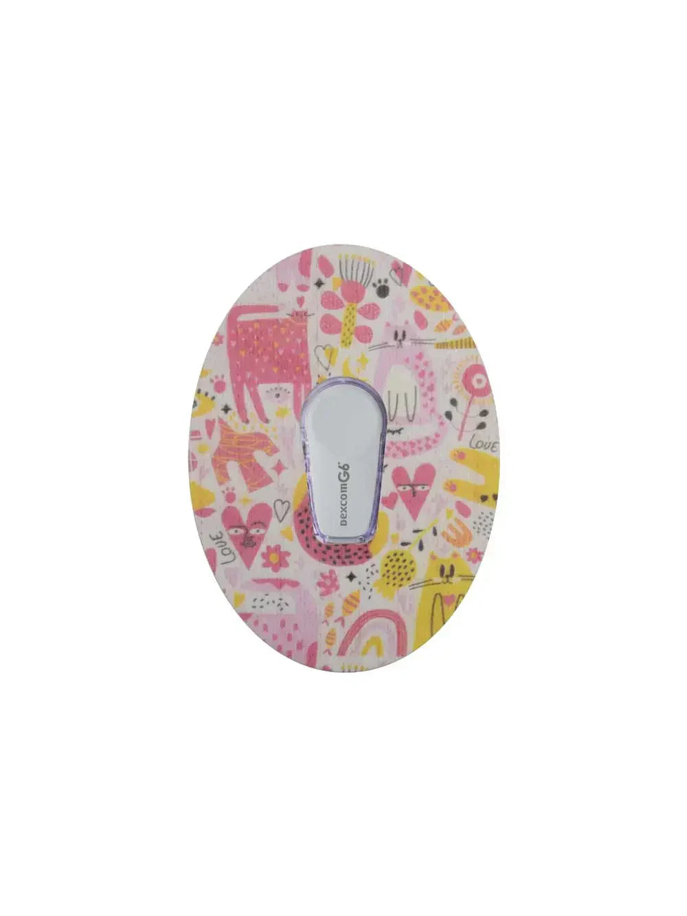 Plaster til Dexcom G6, design Catch the Love