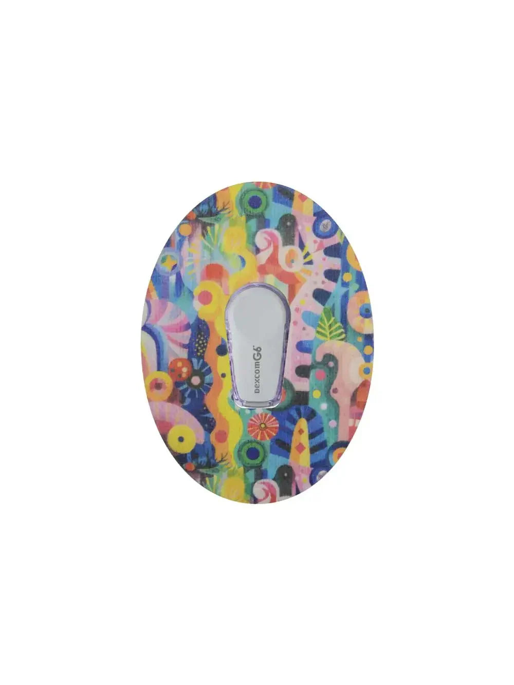Plaster til Dexcom G6, design Ethereal Bloom