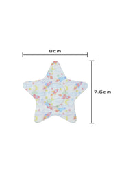 Børneplaster til Dexcom G7, form: stjerne, størrelse 8,0 x 7,6 cm