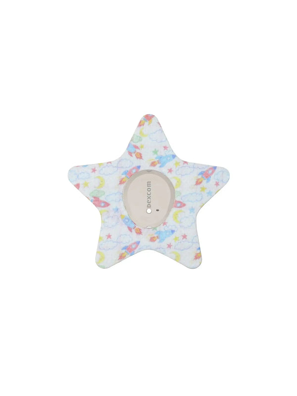 Sensorplaster til børn til Dexcom G7 – Blomst, Stjerne eller Løve – Patch Me Up!