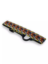 Dexcom G6 armband with colorful graphic design, adjustable and secure for active lifestyles.