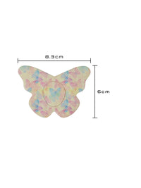 Plaster til Dexcom G7, form: sommerfugl, størrelse 8,3 x 6 cm