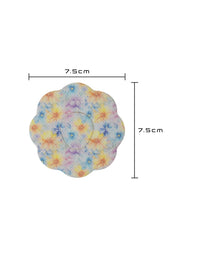Plaster til Dexcom G7, form: cookie, størrelse 7,5 x 7,5 cm