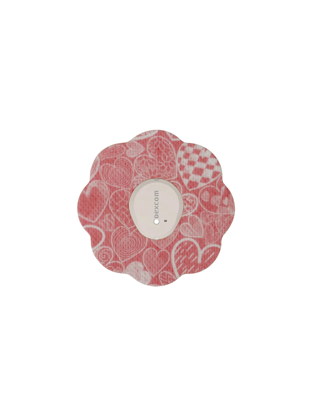 Plaster til Dexcom G7, form: cookie, design Kind of Love