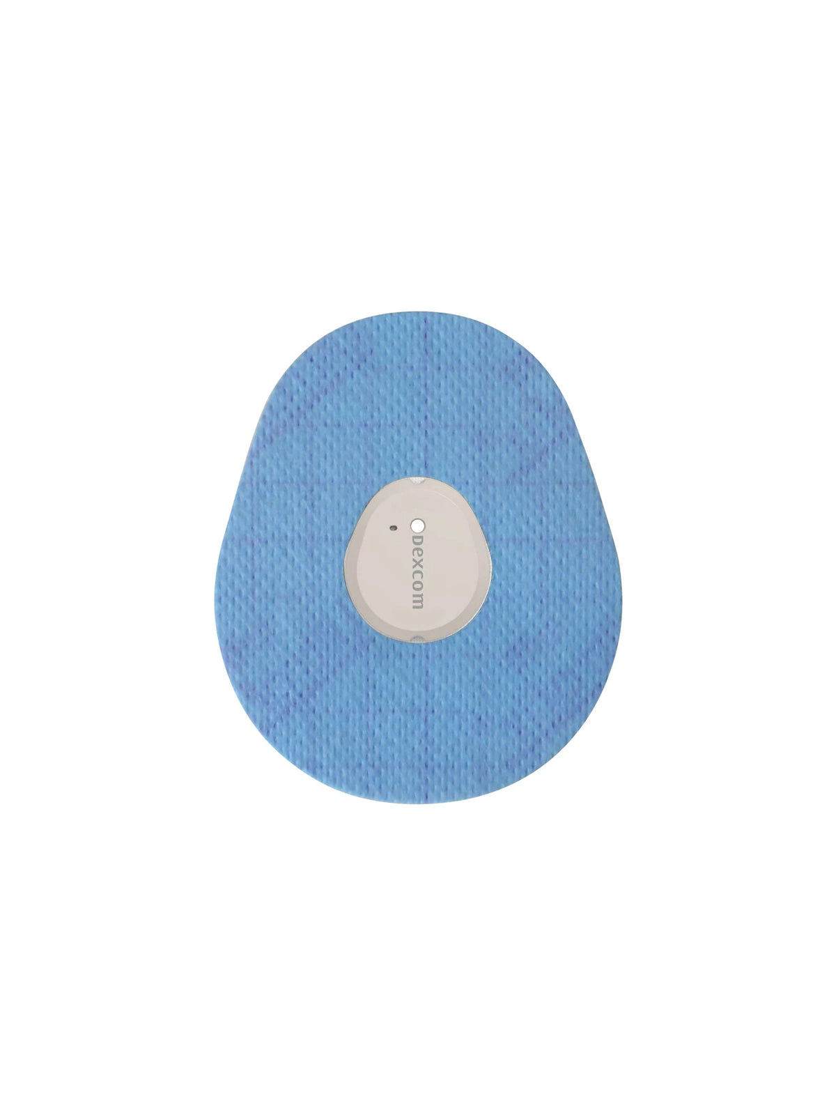 Plaster til Dexcom G7, form: dråbe, blå