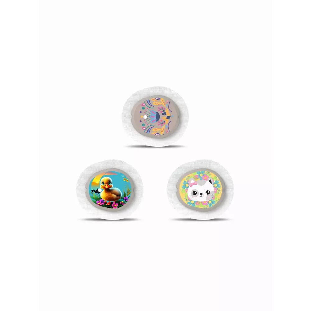 Dexcom G7 Sensor Stickers - Spring Edition 2024; vibrant, laminated decals featuring spring-themed designs for Dexcom CGM.