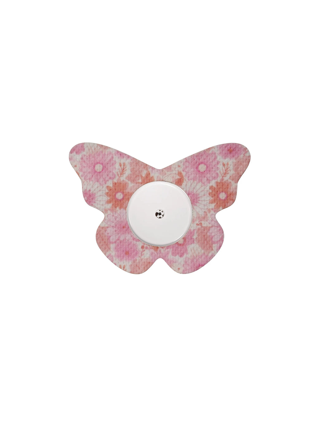 Plaster til FreeStyle Libre 2, form: sommerfugl, design Flower Serenade