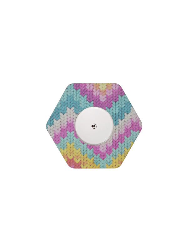 Plaster til FreeStyle Libre 2, form: sekskantet, design Mosaic Drift