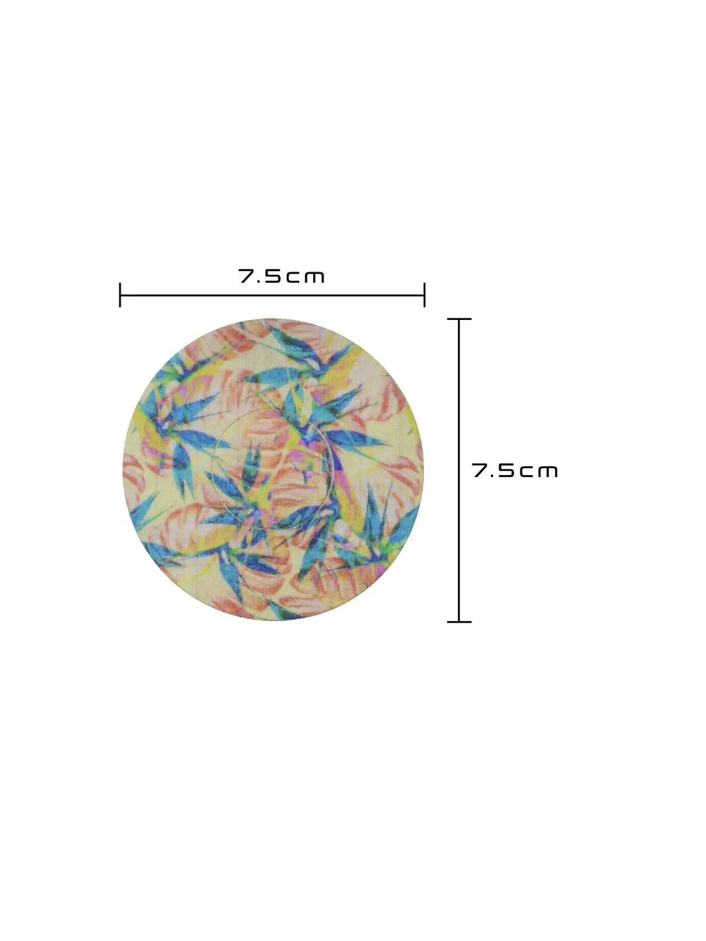Plaster til FreeStyle Libre 2, design Tequila Sunrise, størrelse 7,5 x 7,5 cm