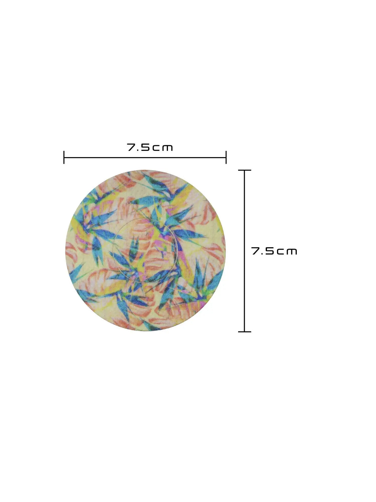 Plaster til FreeStyle Libre 2, design Tequila Sunrise, størrelse 7,5 x 7,5 cm