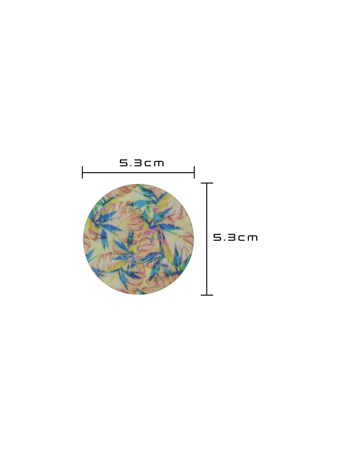 Plaster til FreeStyle Libre 3, design Tequila Sunrise, størrelse 5,3 x 5,3 cm