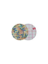 Plaster til FreeStyle Libre 3, design Tequila Sunrise, for- og bagside med beskyttelsespapir
