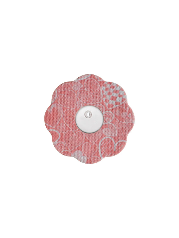 Plaster til FreeStyle Libre 3, form: cookie, design Kind of Love