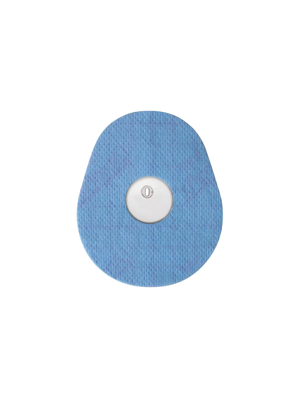 Plaster til FreeStyle Libre 3, form: dråbe, blå