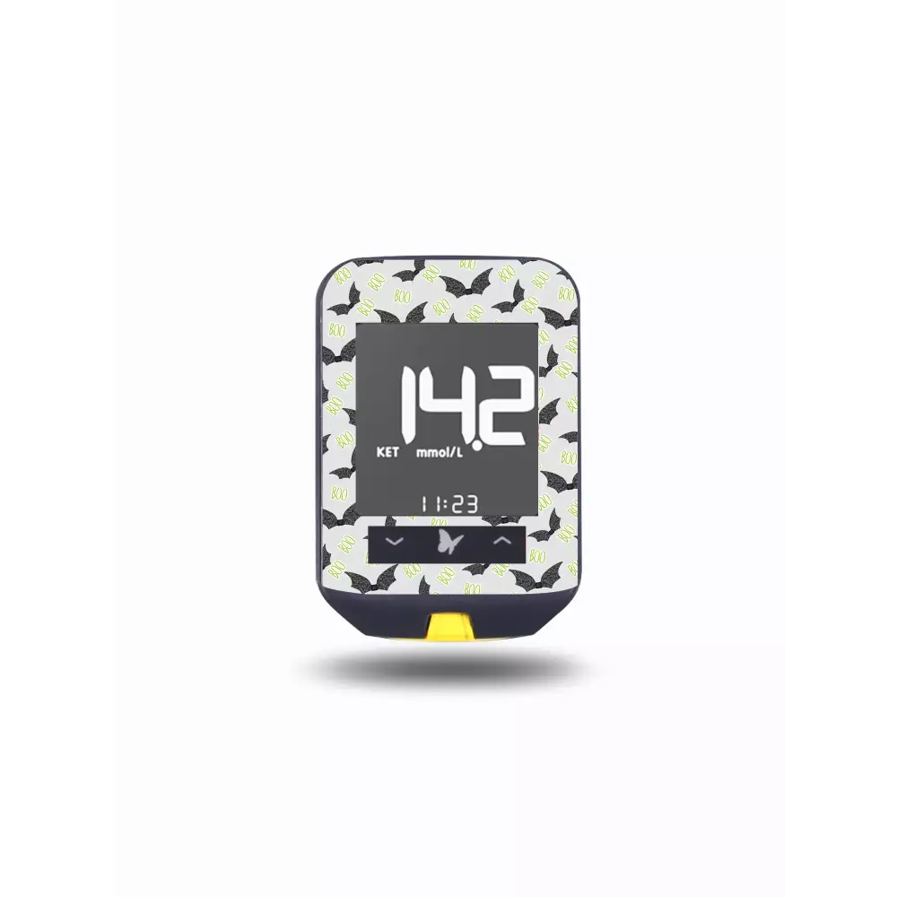 Freestyle Optium Neo Glucose Meter Stickers - Halloween