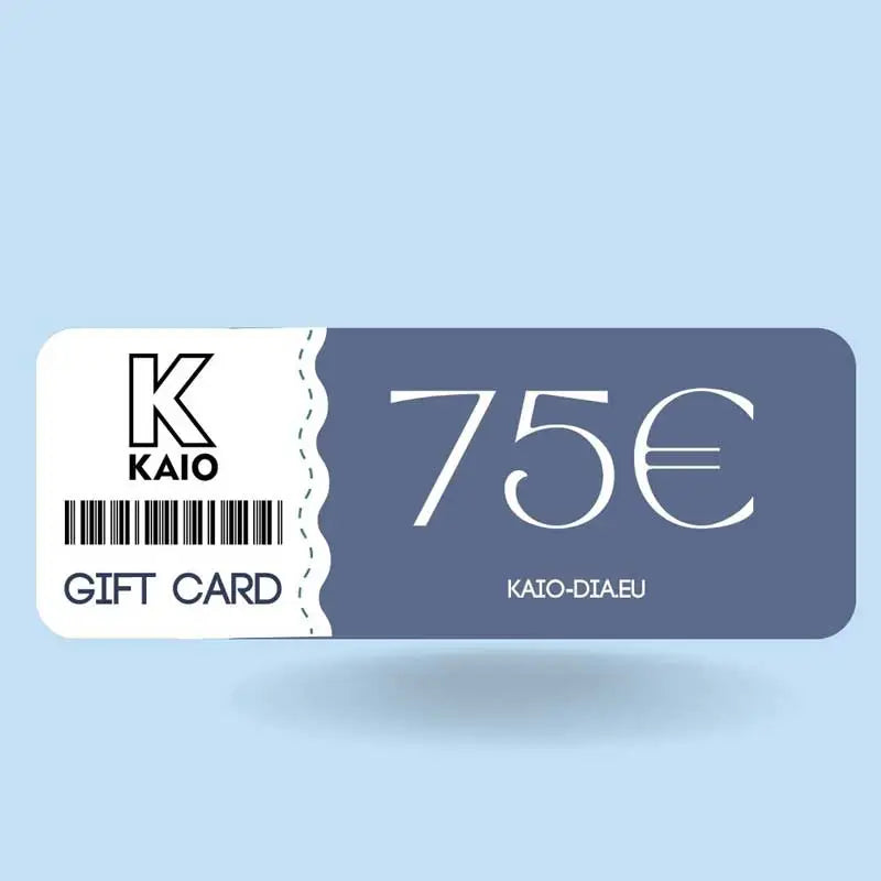 kaio dia gift card 75 euros value digital card for buying diabetes care accessories online