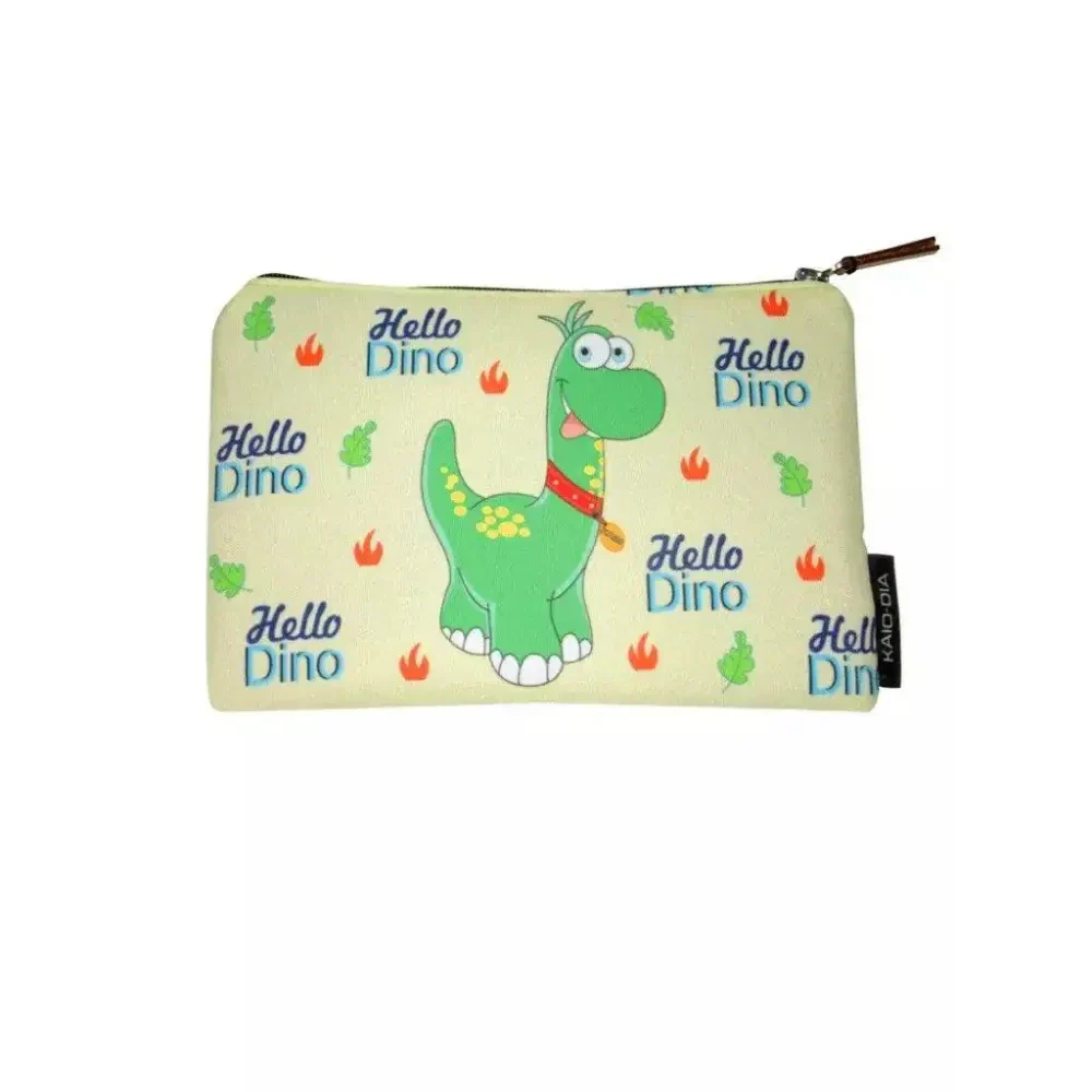kids diabetic zipper bag with dinosaur design