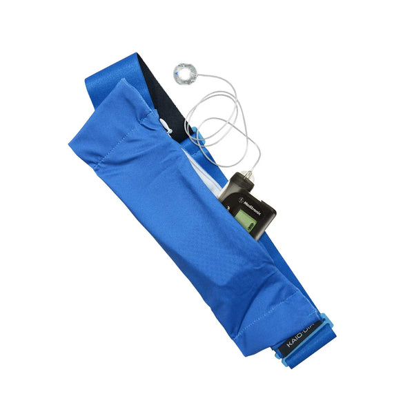 insulin pump belt Dia Belly Belt 2 blue lapis color adjustable belt for secure insulin pump placement