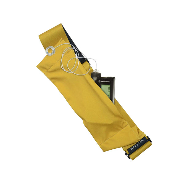 Insulinpumpebælte med G-krog – Ensfarvede | Dia Belly-Belt 2