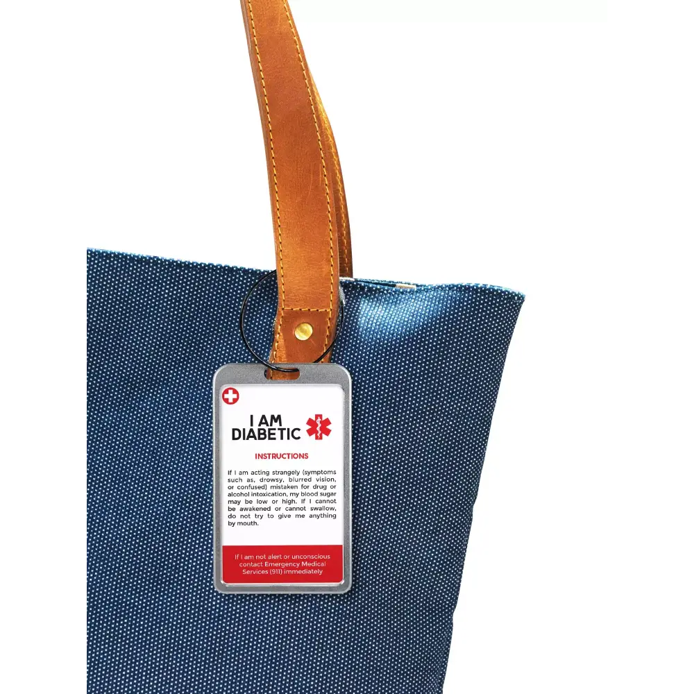 Diabetic Luggage Emergency ID Card by Kaio - Dia
