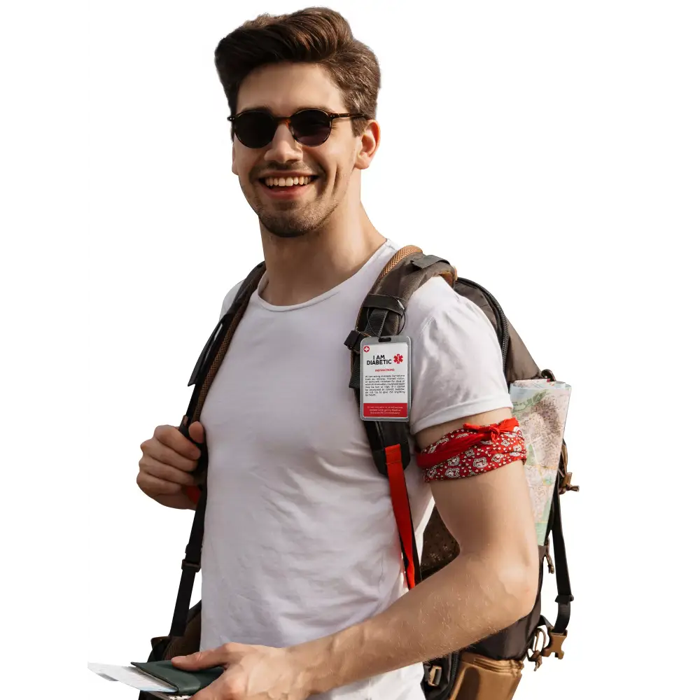 Diabetic Luggage Emergency ID Card by Kaio - Dia
