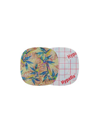 Plaster til Simplera Sync, design Tequila Sunrise, for- og bagside med beskyttelsespapir